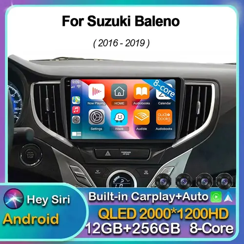 Android 14 Radio de coche para Suzuki Baleno 2016 2017 2018 2019 navegación GPS unidad principal Multimedia estéreo Autoradio inalámbrico Carplay
