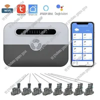 WIFI Garden Watering Timer 8 Zone Smart Sprinkler Controller Alexa Google Home Smart Irrigation Watering System Tuya Smart Life