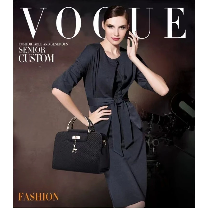 

Women's bag, small square bag, solid color handbag, crossbody bag, shoulder bag, fashionable bag