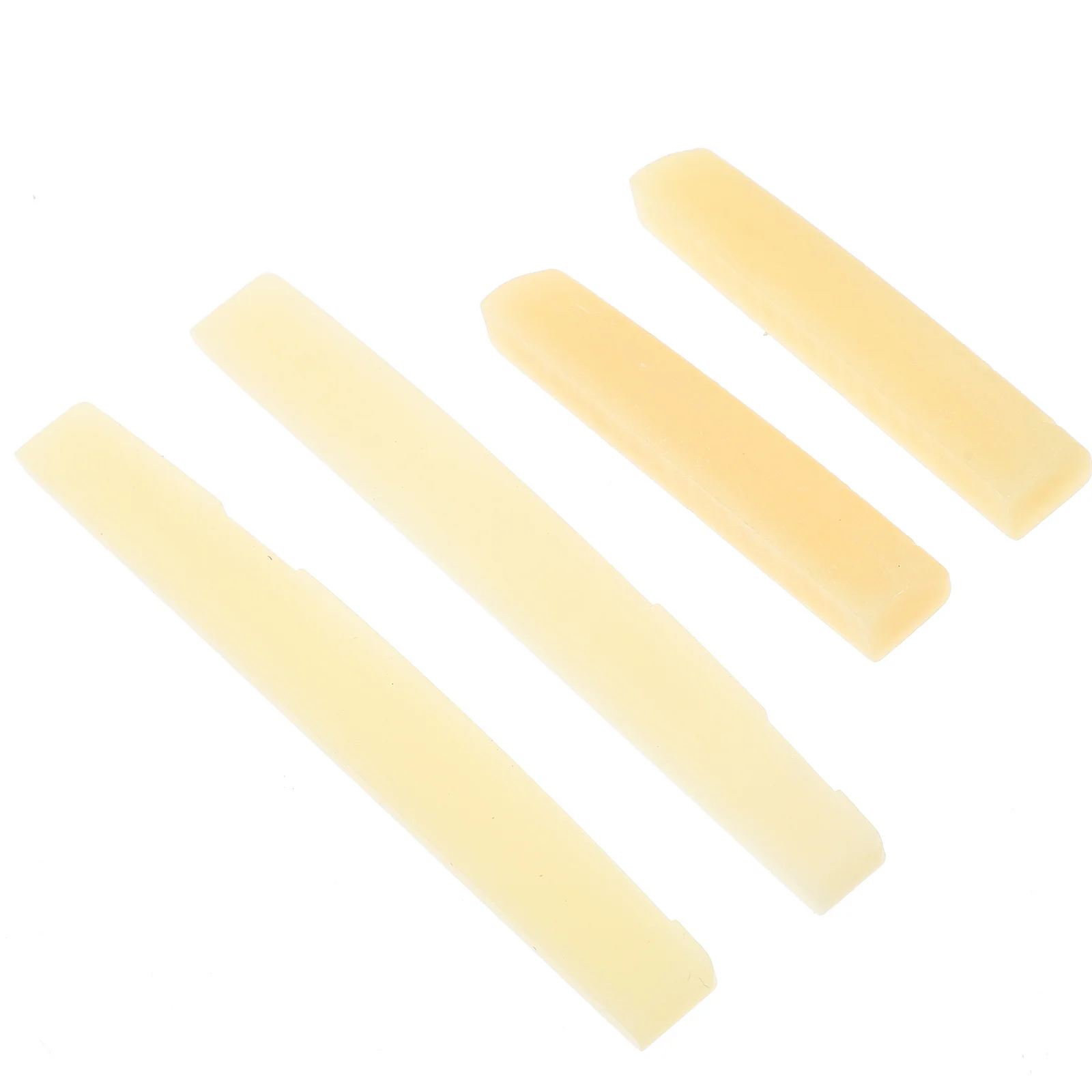 

2Sets Folk Guitar Bridge Saddle Nut Sturdy Durable Replacement Guitar Bridge Adjustable String Height Accessories