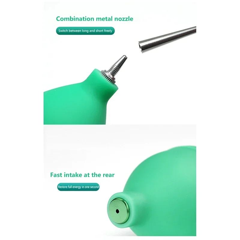 2in1 Telefoonreparatie Stofreiniger Luchtblazer Balreinigingspen voor telefoon PCB PC Toetsenbord Stofverwijdering Cameralensreiniging