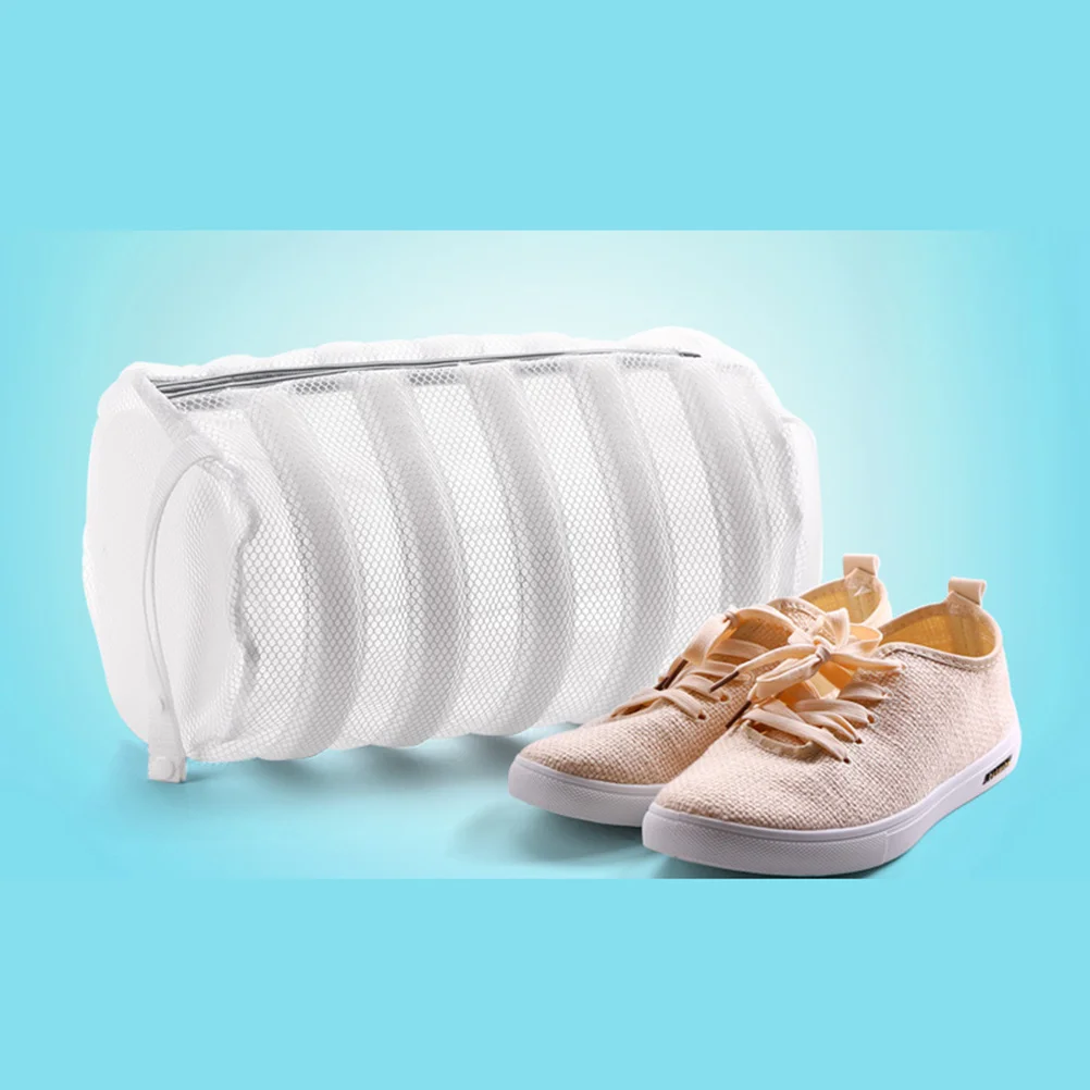 

Shoes Washing Bags Large Mesh Laundry Bag Zippered Organizer For Travel Shoe Storage Net Bag Dirty Clothes Pouch Home