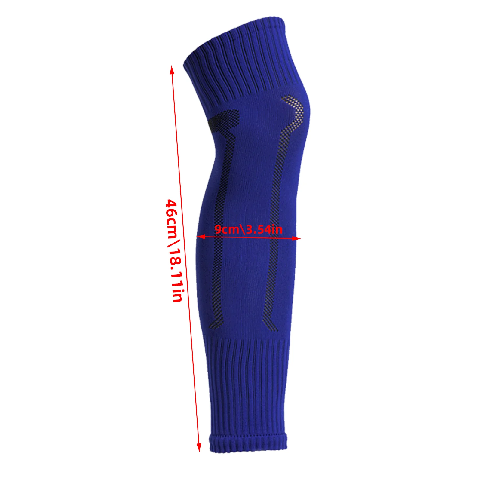 Football Leg Socks, Sweat Wicking Breathable Sports Knee Pads, Joint Knee Protector, Calf Socks Cover