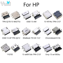 YuXi 1pc DC Jack USB C Charging Port Dock For HP SPECTRE X360 13-aw Elitebook 735 Chromebook14 Laptop Type-C Connector Socket