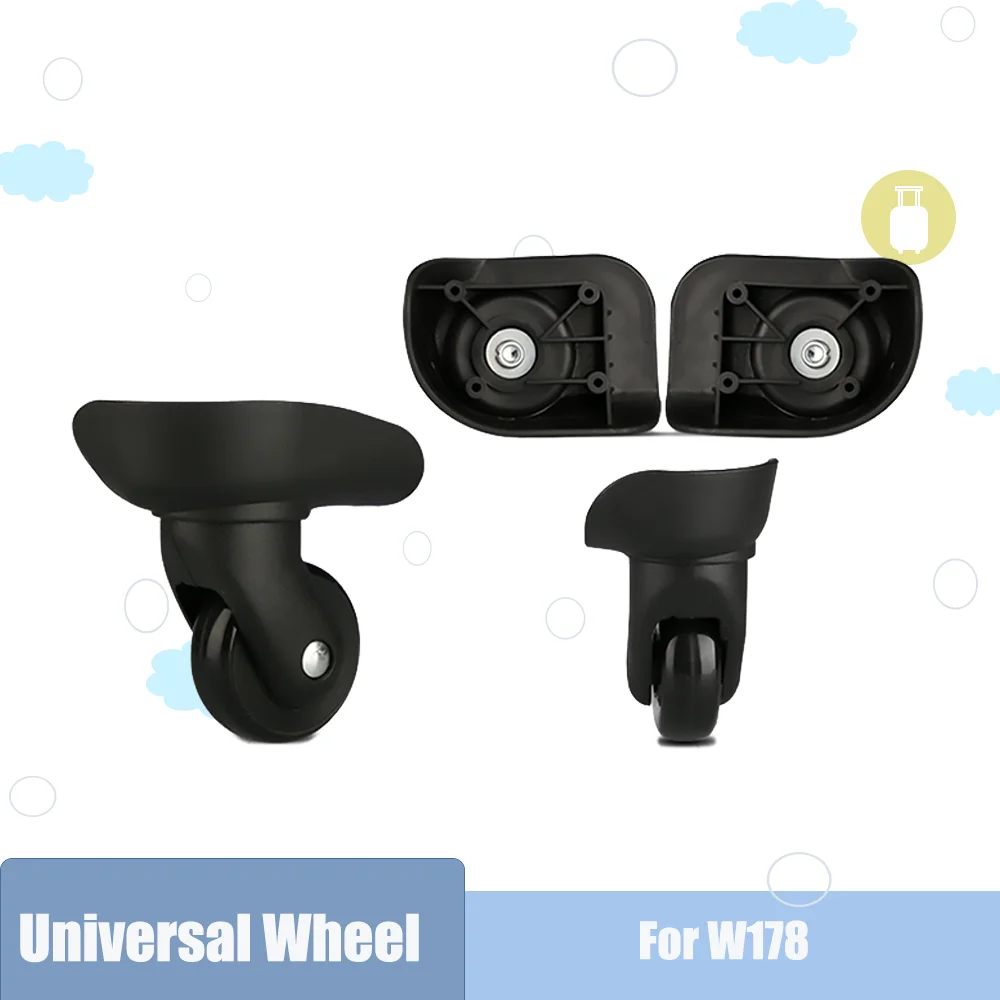 

Universal W178 Inline Skate Caster Wheel Quiet Smooth Replacement For Suitcase Luggage Trolley Travel Bag