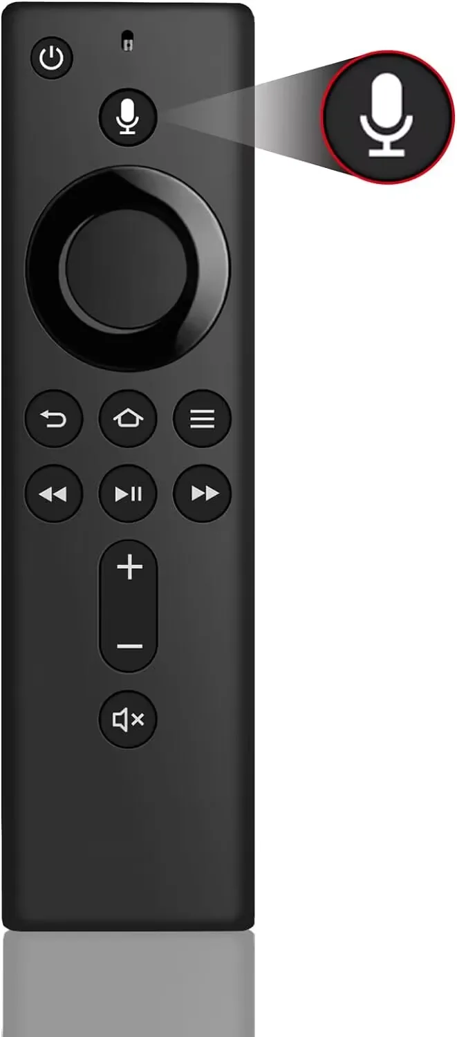 Télécommande vocale de remplacement (2nd Isabel), Compatible Fire TV Stick 4K,Max,Lite, 2nd 3rd Isabel, Fire TV Cube (1st, 2nd Isabel),Fire TV(3rd)