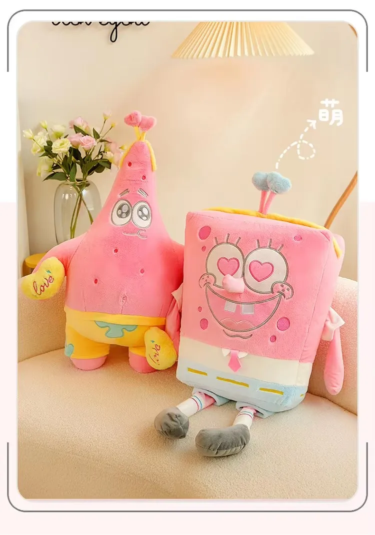 40cm mloving  Spongebob Squarepants Patrick Eugene H. Krabs Gary Plush Doll Kawaii Kid Cartoon Anime Peripheral Toy Christmas