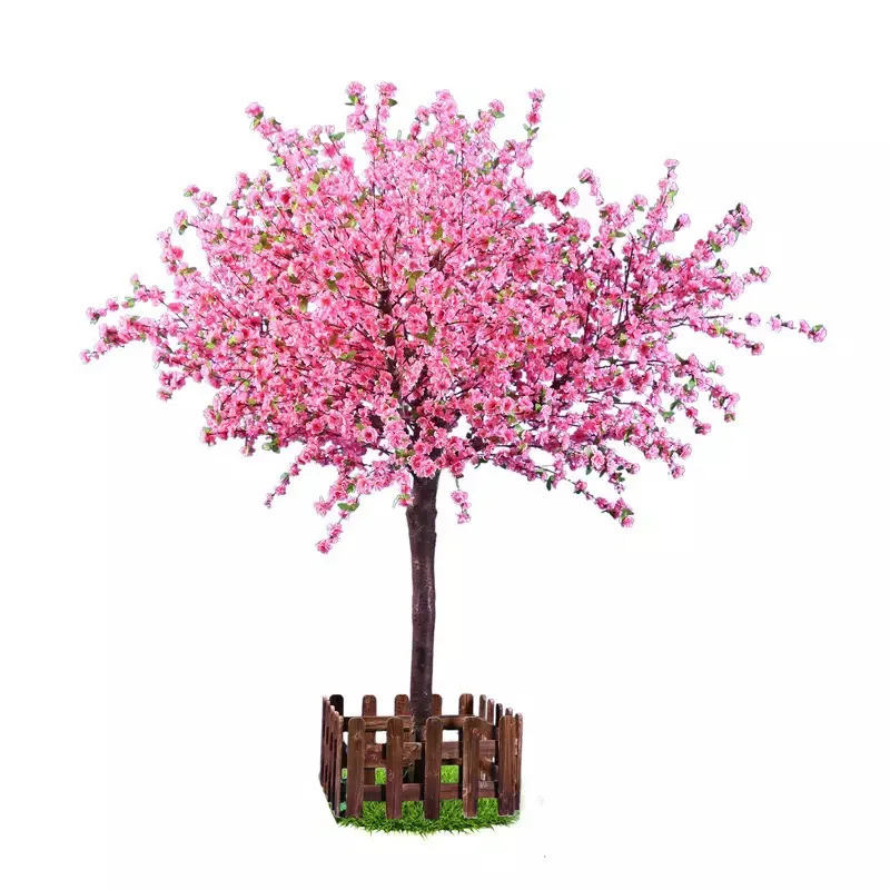 

Pink And White Flower Fake Sakura Trees Large Artificial Cherry Blossom Tree wedding tree for indoor