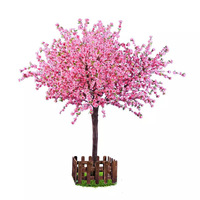 Pink And White Flower Fake Sakura Trees Large Artificial Cherry Blossom Tree wedding tree for indoor