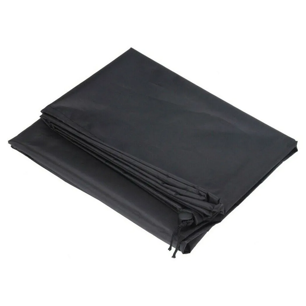 BBQ Cover Round Fit for Weber Kettle Grills Outdoor Use Woven Polyester with PU Coating Blocks Rain Dust and UV Exposure