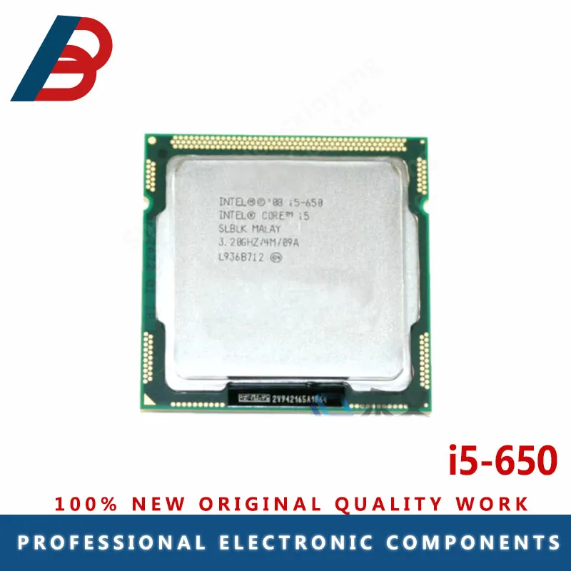 Intel Core i5-650 i5 650 i5650  i5 650  Processor 3.2 GHz 4MB Cache Socket LGA1156 32nm 73W