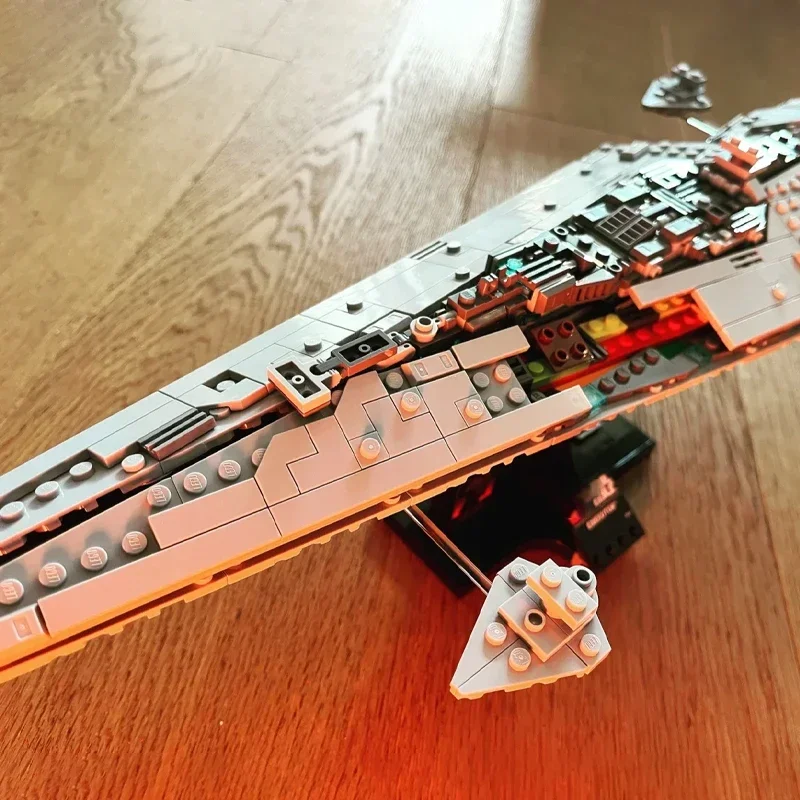 Brinquedos quentes executor super nave espacial estrela blocos de construção tijolos modelo destruidor compatível 75356 montagem crianças presente