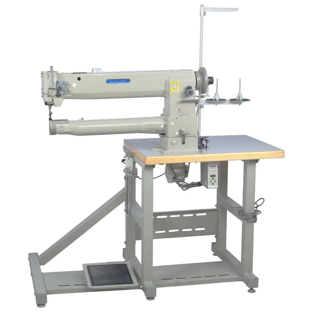 Long Arm Cylinder Arm Luggage Making Industrial Sewing Machine for Sale