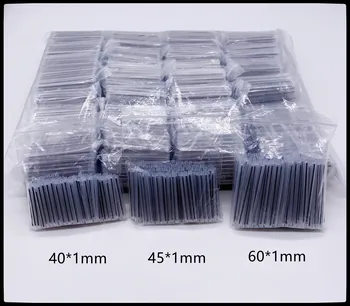 ไฟเบอร์ออปติก splicing แขนป้องกันสายเคเบิล 40 มม.45 มม.60 มม.* 1.0 มม.FTTH ความร้อน splice protector ท่อหดความร้อน