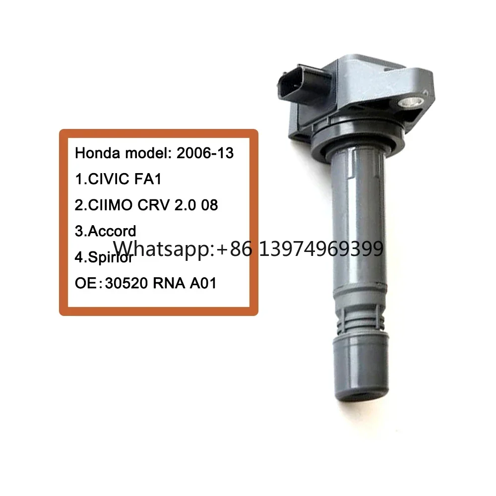 High Voltage Pack 06-13 Ignition Coil OE 30520 RNA A01 Compatible with Civic FAI/CIIMO CRV Engine Code Engine for Cars