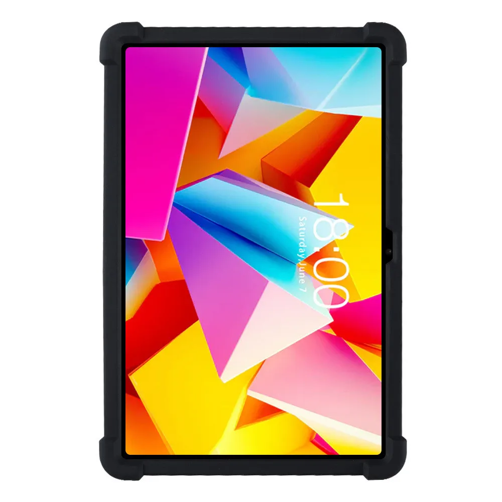 Shockproof Soft Silicone Tablet Case For Teclast T50 Plus 10.95 inch 2025 Adjustable Stand Protective Cover