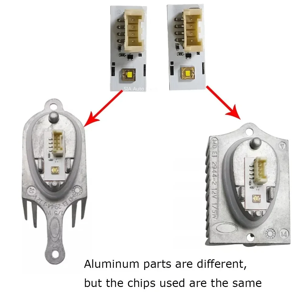 

White DRL Boards For 2011-2014 Audi A1 S1 Xenon Headlight LED Daytime Running Light Chip 8X0998475 8X0 998 475 Car Accessory