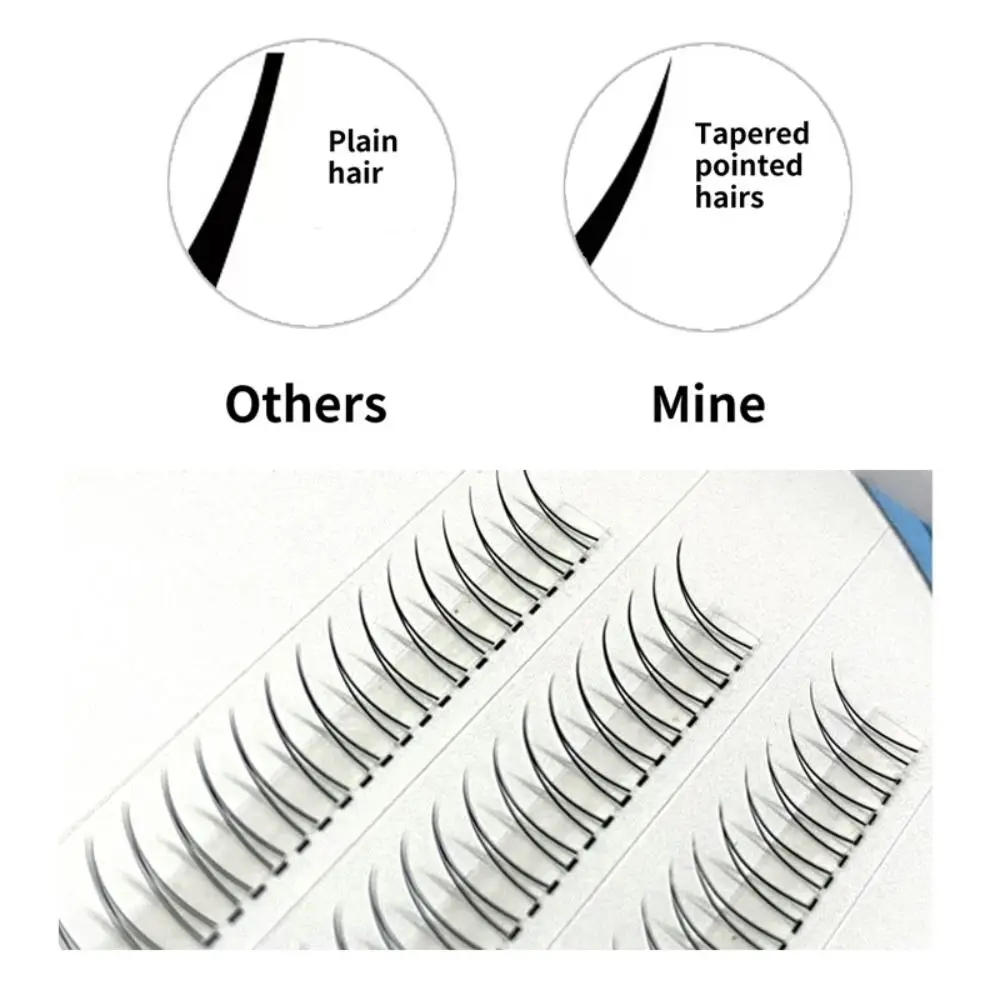 Individual Lashes 120 Clusters V-Shaped Lower Eyelashes 5/6/7mm Natural Lower Under Eyelash Easy Grafting Makeup Extension Tools