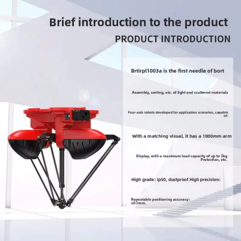 BORUNTE Robot Arm With 1000mm Reach 3kg Load For Assembly Sorting High Efficiency