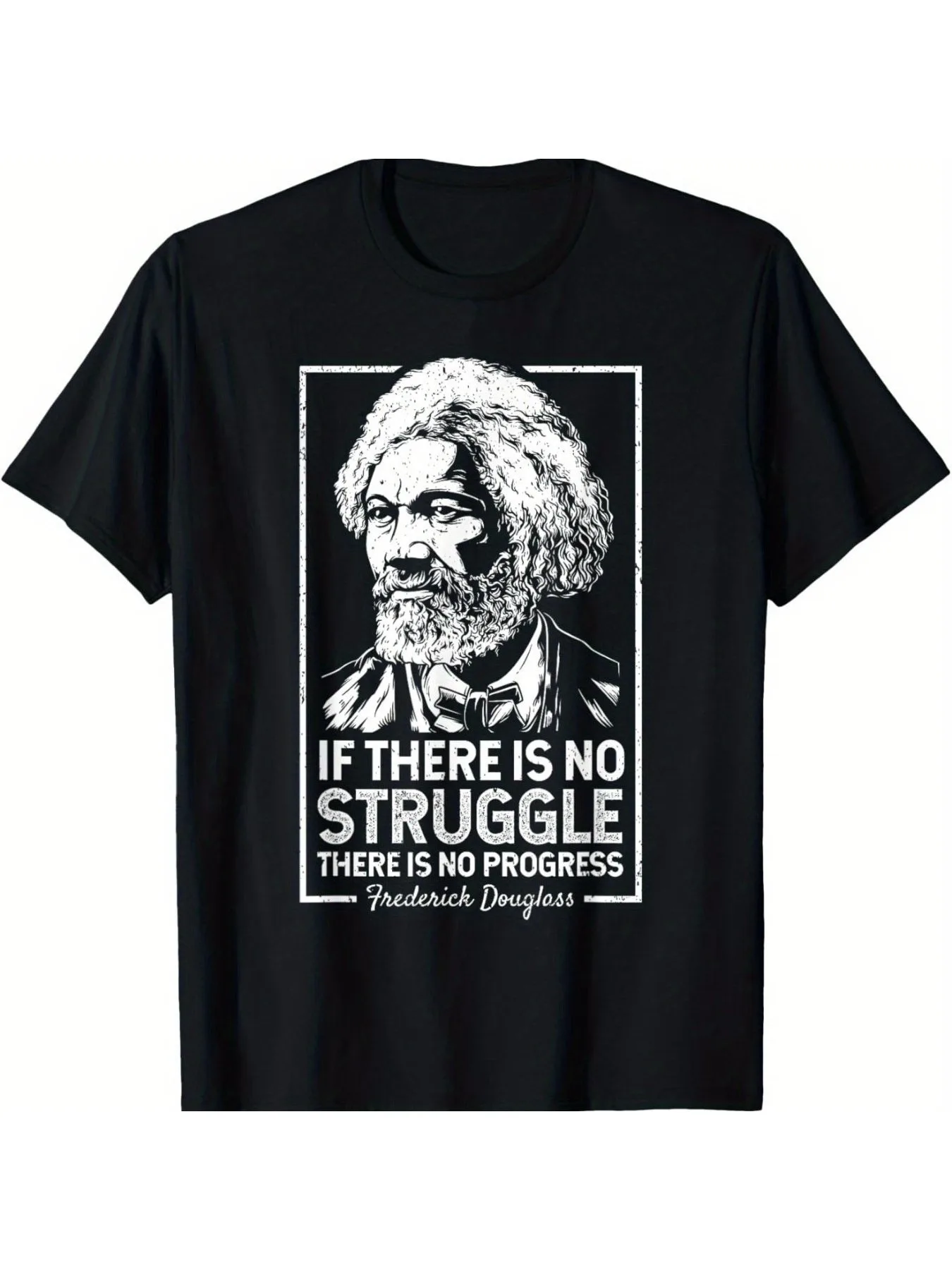 

Футболка Frederick Douglas No Struggle Progress Black History Футболка