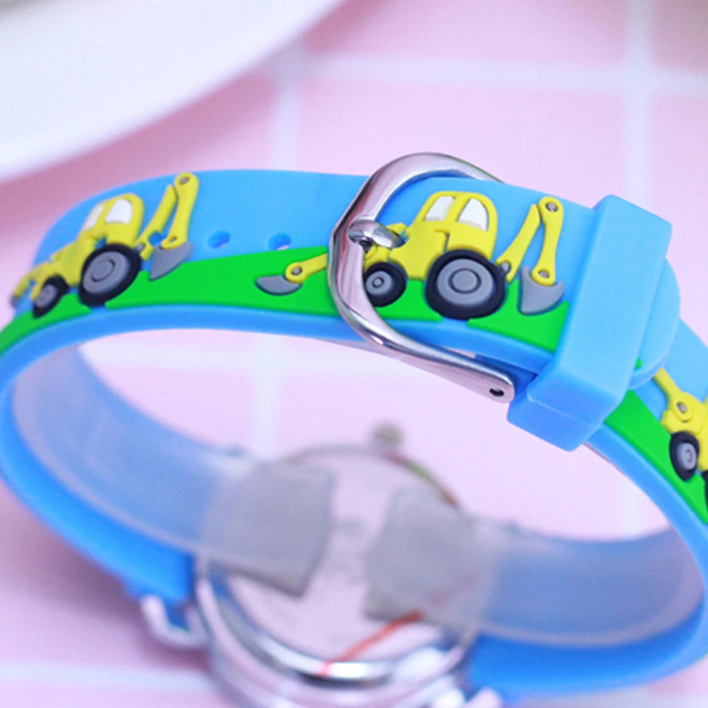 

1pc Premium Cartoon Kids Watch 3D Children Wristwatch Adjustable Strap Comfortable Toddler Gift For Birthday Christmas New Year