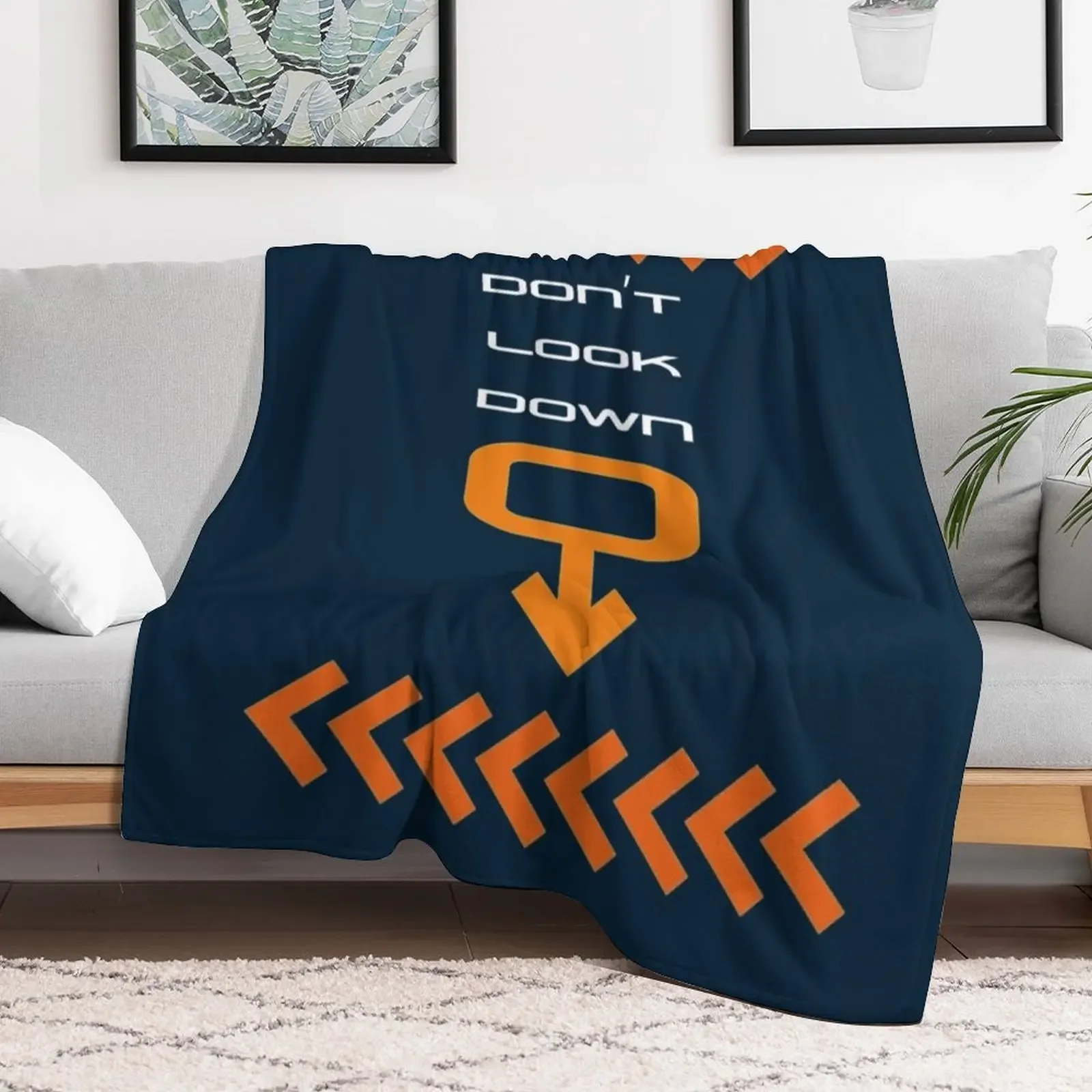 Oblivion Alton Towers Dont Look Down Throw Blanket Machine Washable Soft Warm Blanket