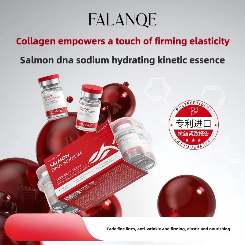 New Salmon Dna Sodium Hydrating Kinetic Essence  Fade Fine Lines Facial Moisturizing brightning Anti Aging Firming Skin Care