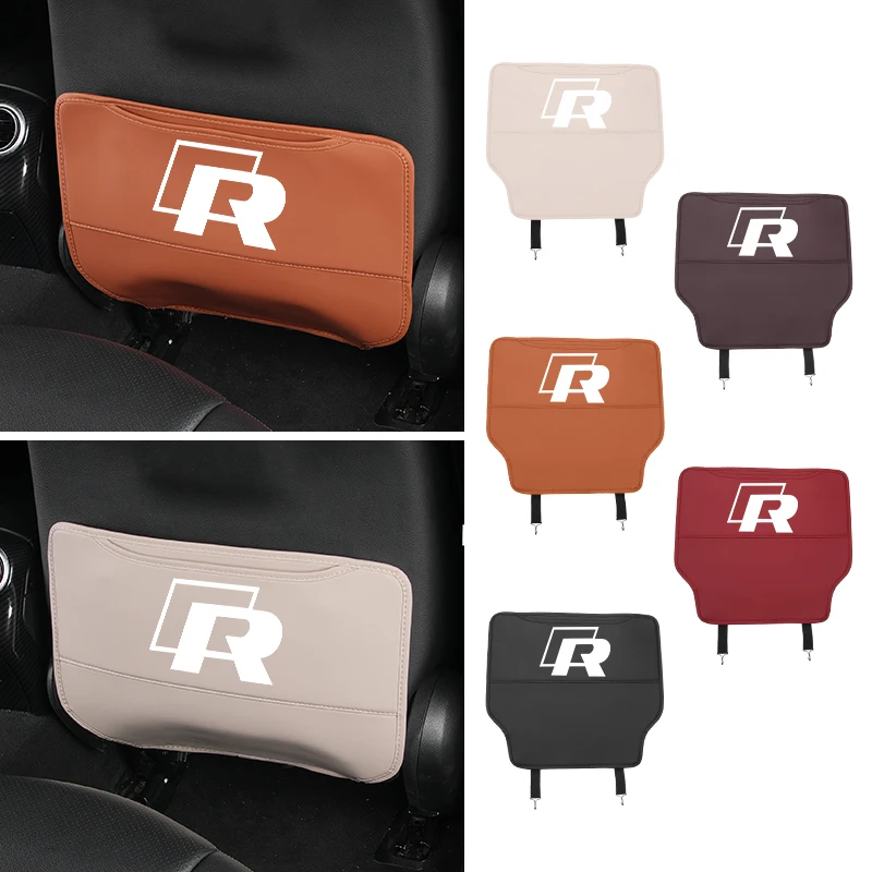 

Car Anti-kick Pad Auto Seat Back Organizer Storage Bag For Volkswagen VW Jetta Golf Beetle CC EOS GTI MK2 MK4 MK5 MK6 MK7