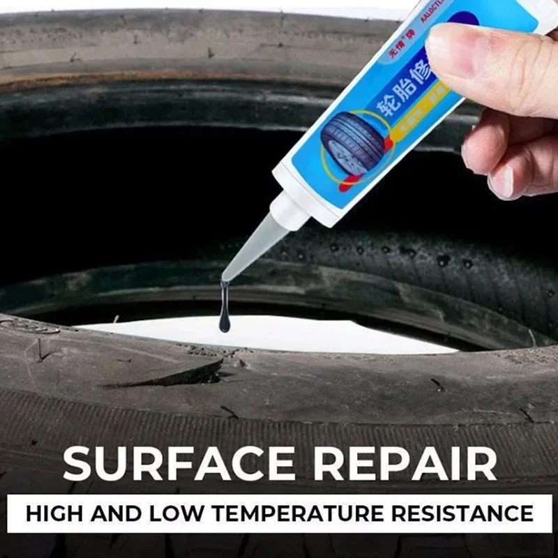 30ml Tire Repair Glue,Quick-Drying Strong Adhesion Tire Cracks Reparing Agent,Tire Repair Glue Waterproof Strong Adhesive