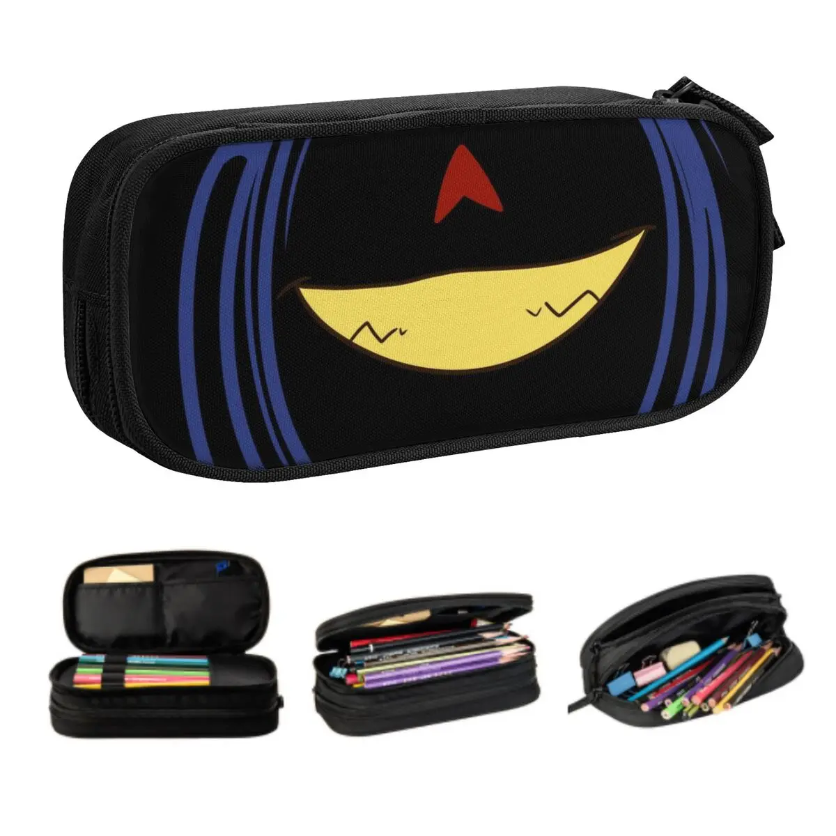 Custom Error Sans Undertale Game Kawaii Pencil Case Girls Boys Large Capacity Funny Smile Pencil Box School Accessories
