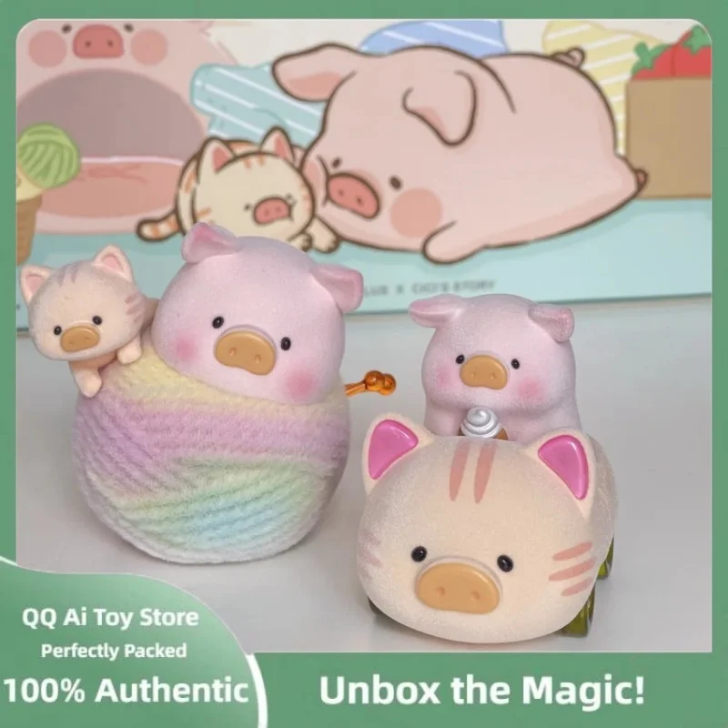 

Оригинальная серия Lulu The Piggy Caturday, слепая коробка Lulu Piggy, аниме-фигурка, фигурка свиньи, Mystery Box, настольный орнамент, игрушки