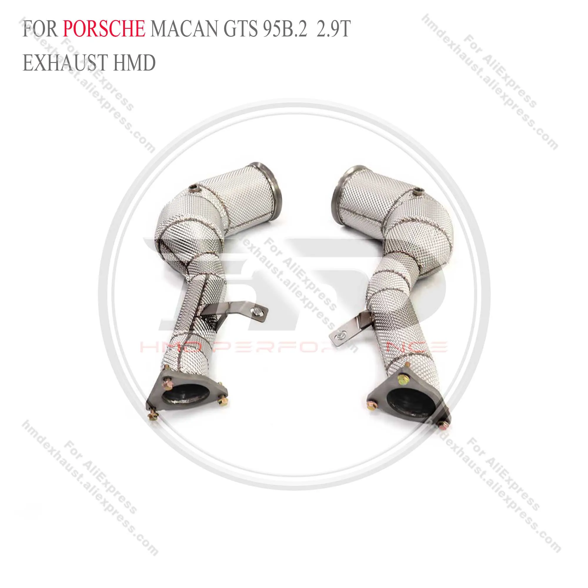 

HMD Downpipe for Porsche Macan GTS 95B.2 2.9T Titanium alloy Exhaust System High Flow Performance With Heat Shield