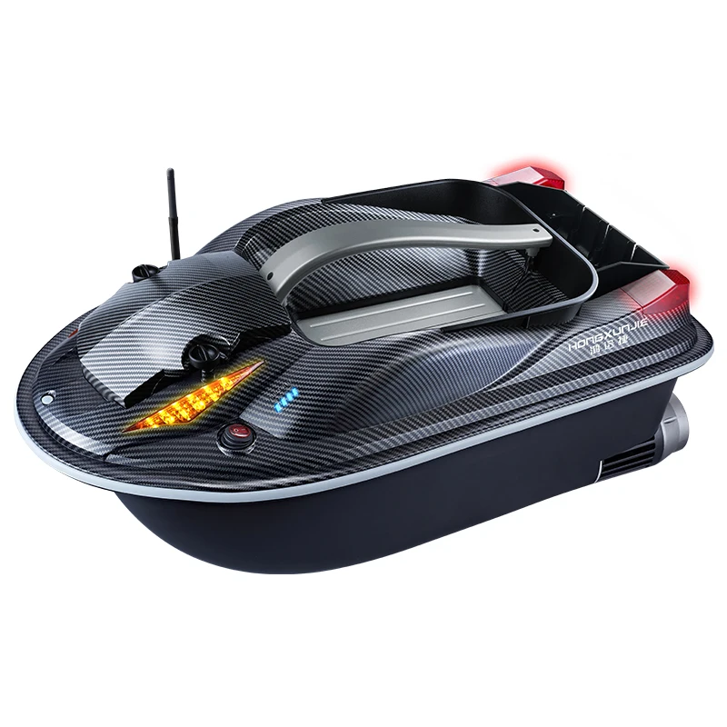 Factory HJ817 Dual-Motor 2.4G Remote Control Nesting 7 Lb Heavy Load Night Lights Ship Electric RC Boat Fishing Bait Boats