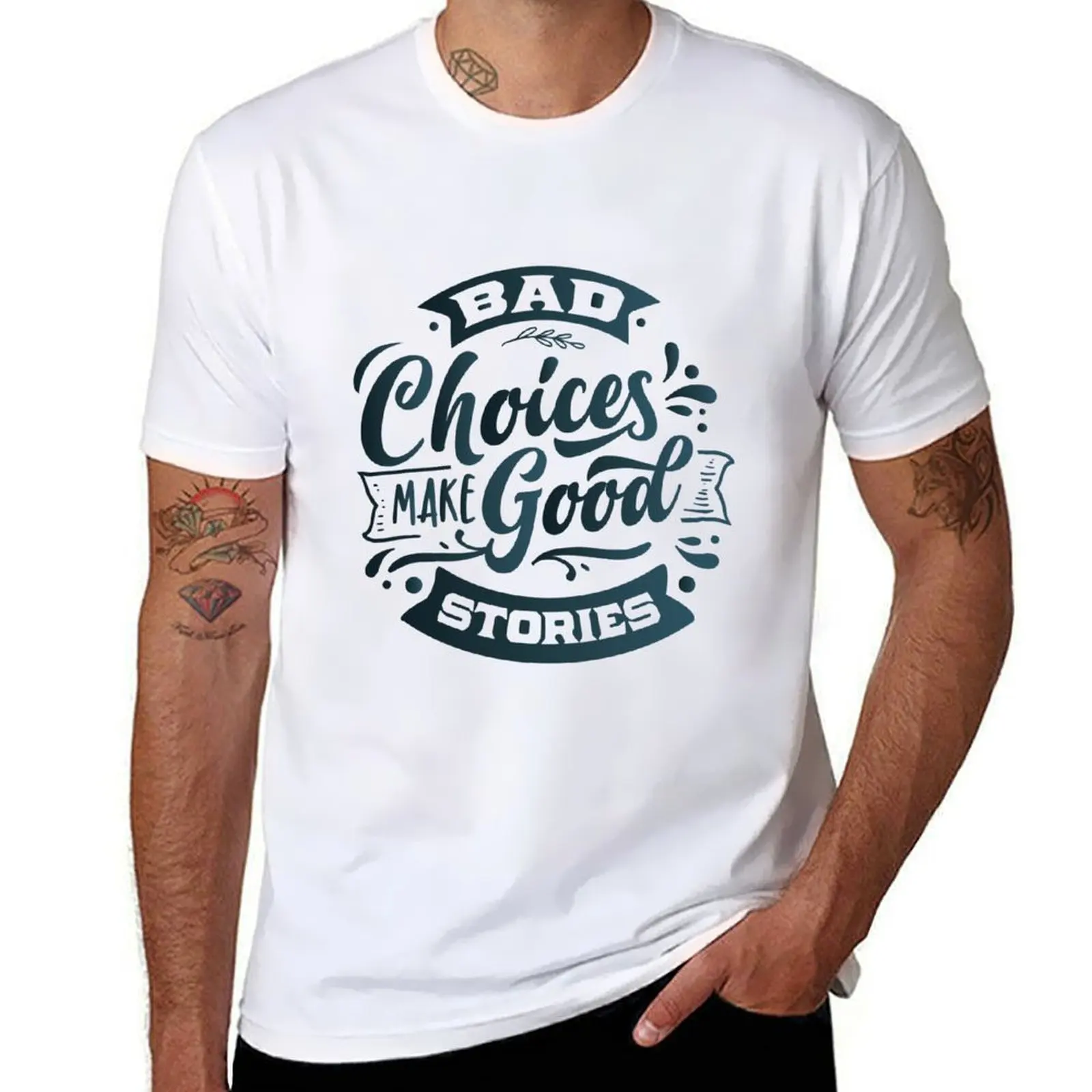 

Bad choices make good stories - Funny stories T-shirt sweat Short sleeve tee heavyweights Men's t-shirts