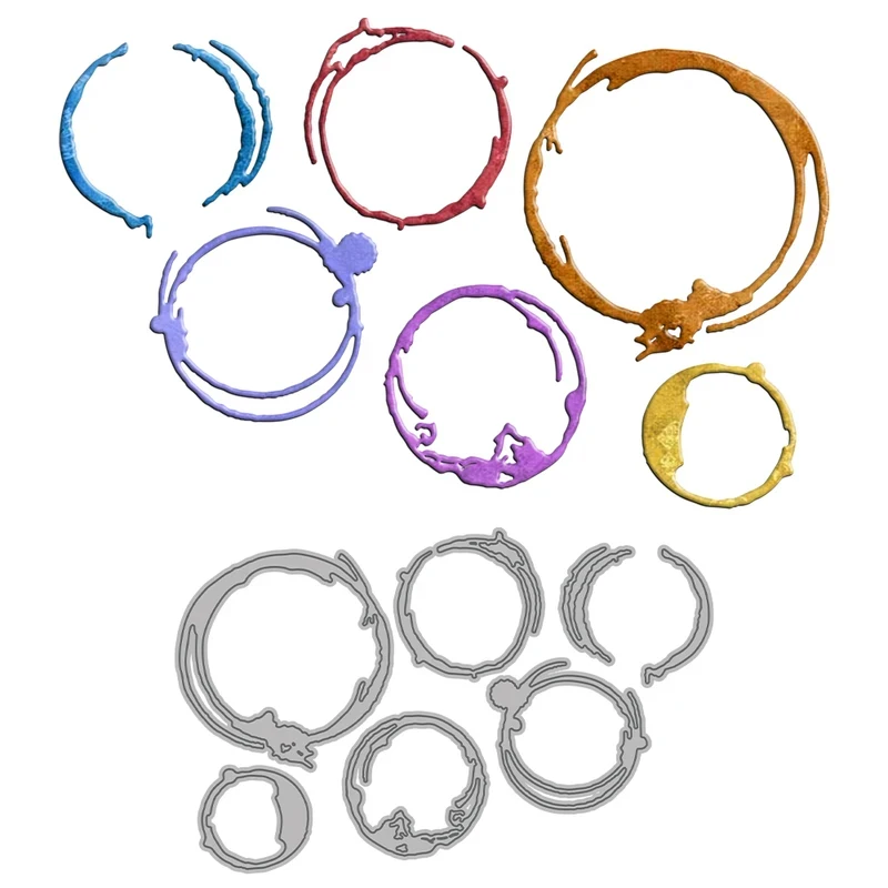 

Universal Circle Cutting Dies DIY Scrapbooking Supplies Metal Dies Knife Mold For Card Making Albums Crafts Decor