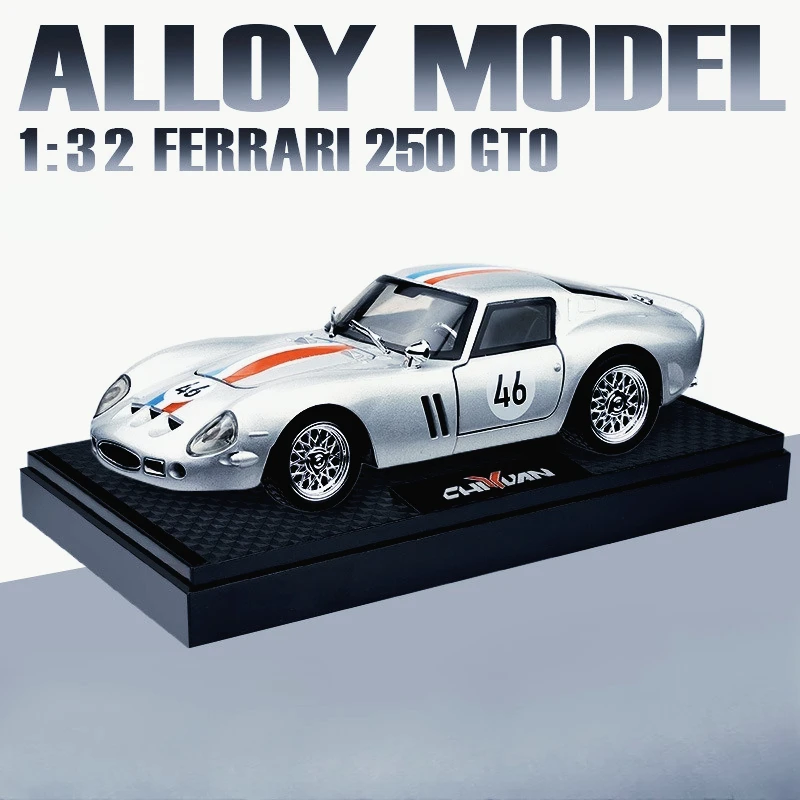 

1: 32 alloy car model simulation toy GT250 car collection desktop ornament