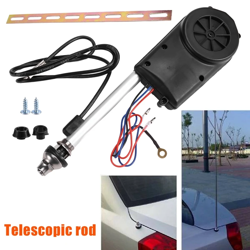 Universal Retractable Car Antenna Auto Retractable Radio Antenna Retrofit Kit External Car Antenna Car Replacement