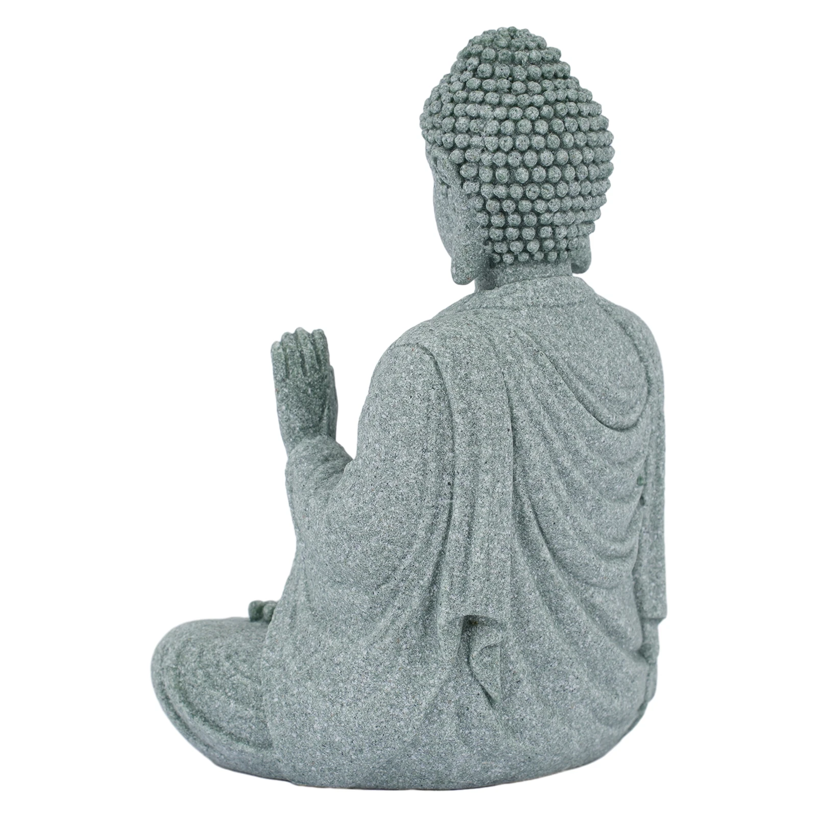 High Quality Sitting Buddha Resin Garden Ornament 4x8x12cm Buddha Ornament Sandstone Resin Waterproof For Home Garden