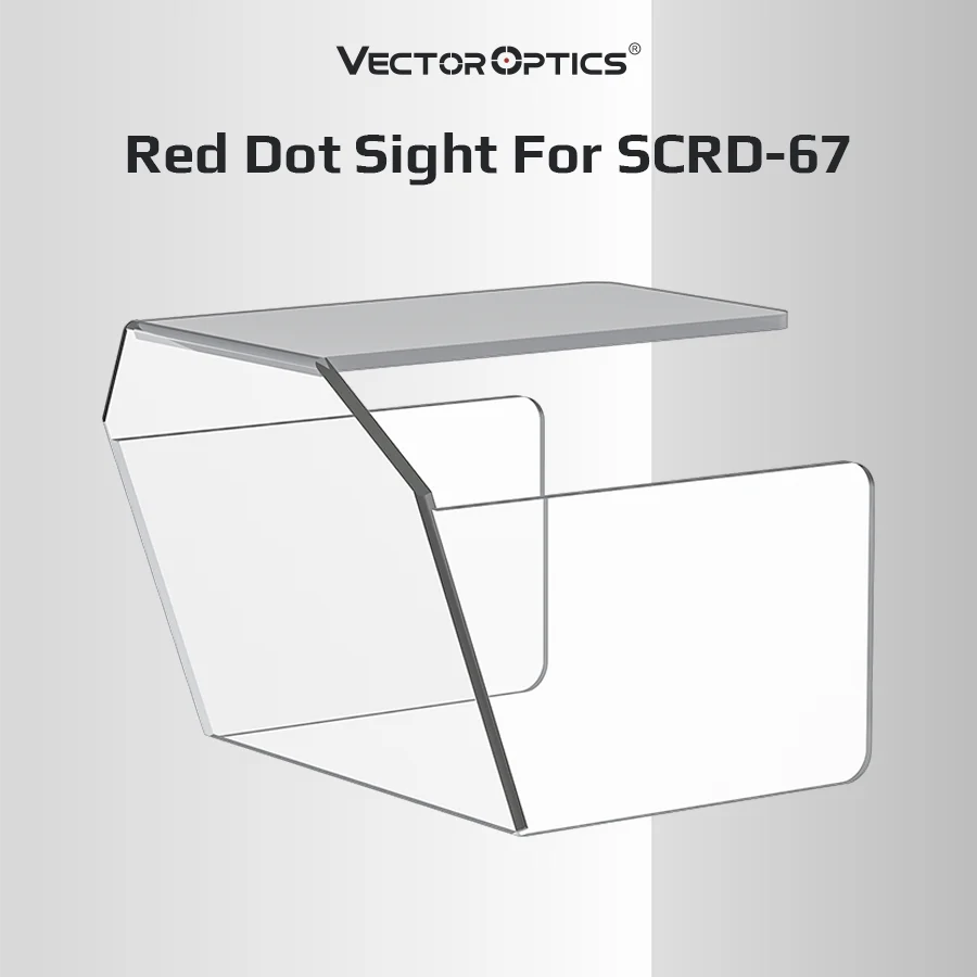 Vector Optics Red Dot Sight Lens Protector for Frenzy Plus 1X31X26 Transparent Acrylic Shield Cover Shooting Optic Accessory