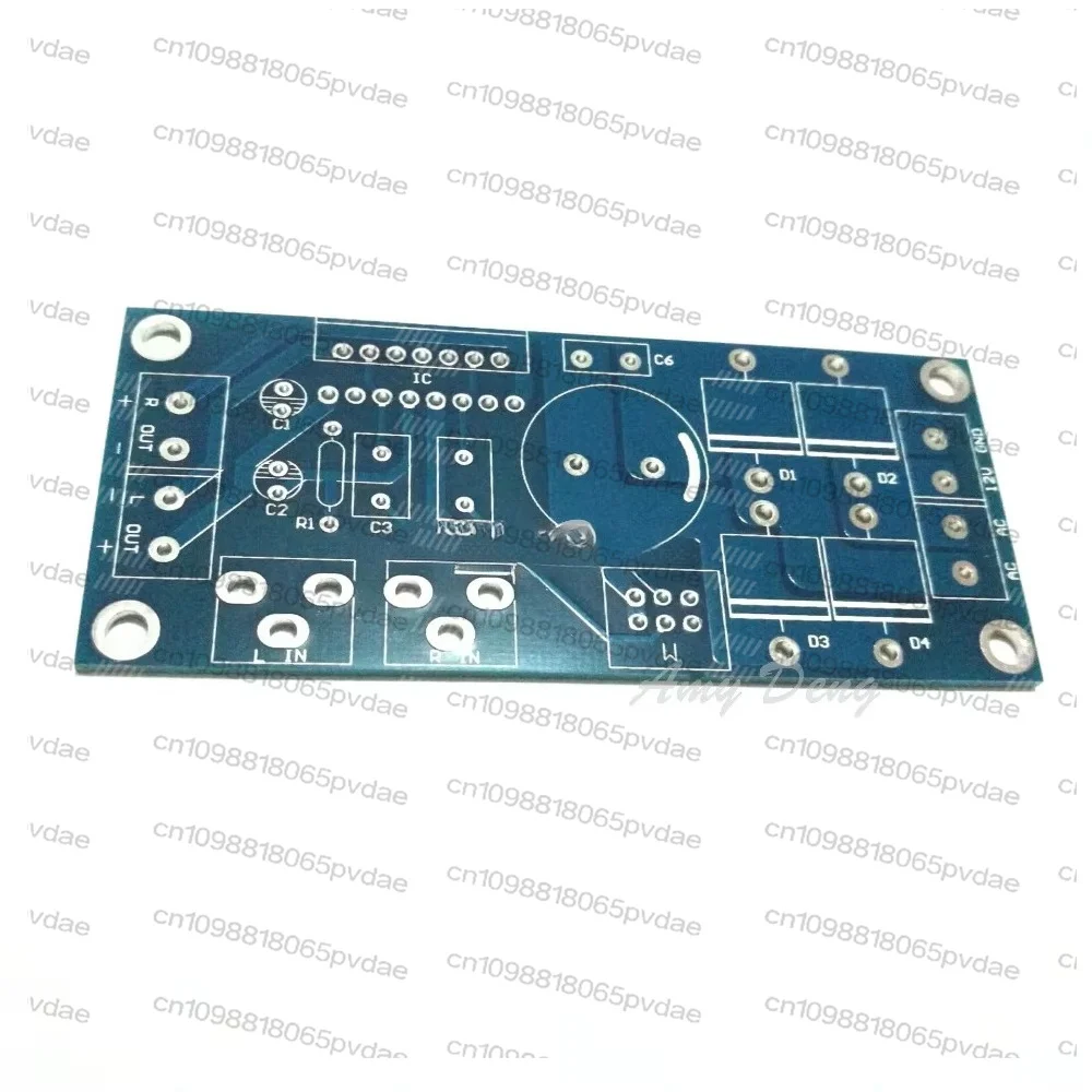 5Pcs/lot dual channel TDA7377 12V (PCB empty board) AC and DC power amplifier