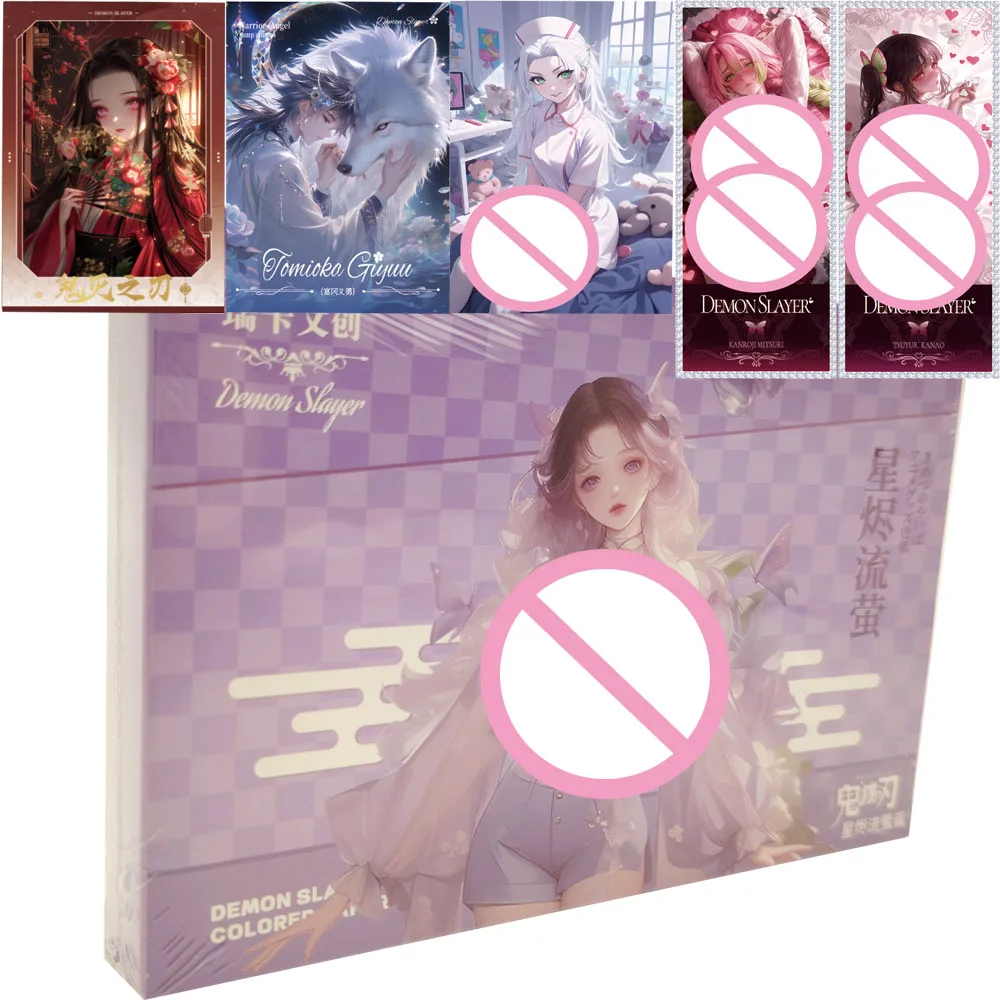 

Hot-blooded Anime Demon Slayer Collection Card Exquisite Craftsmanship Birthday Gifts High-quality Character Color Paper Cards