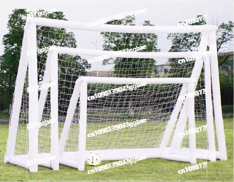 TPU Inflatable Football Goal, Outdoor Sports Folding Children's Standard Football Goal School Training Portable Mobile Goal