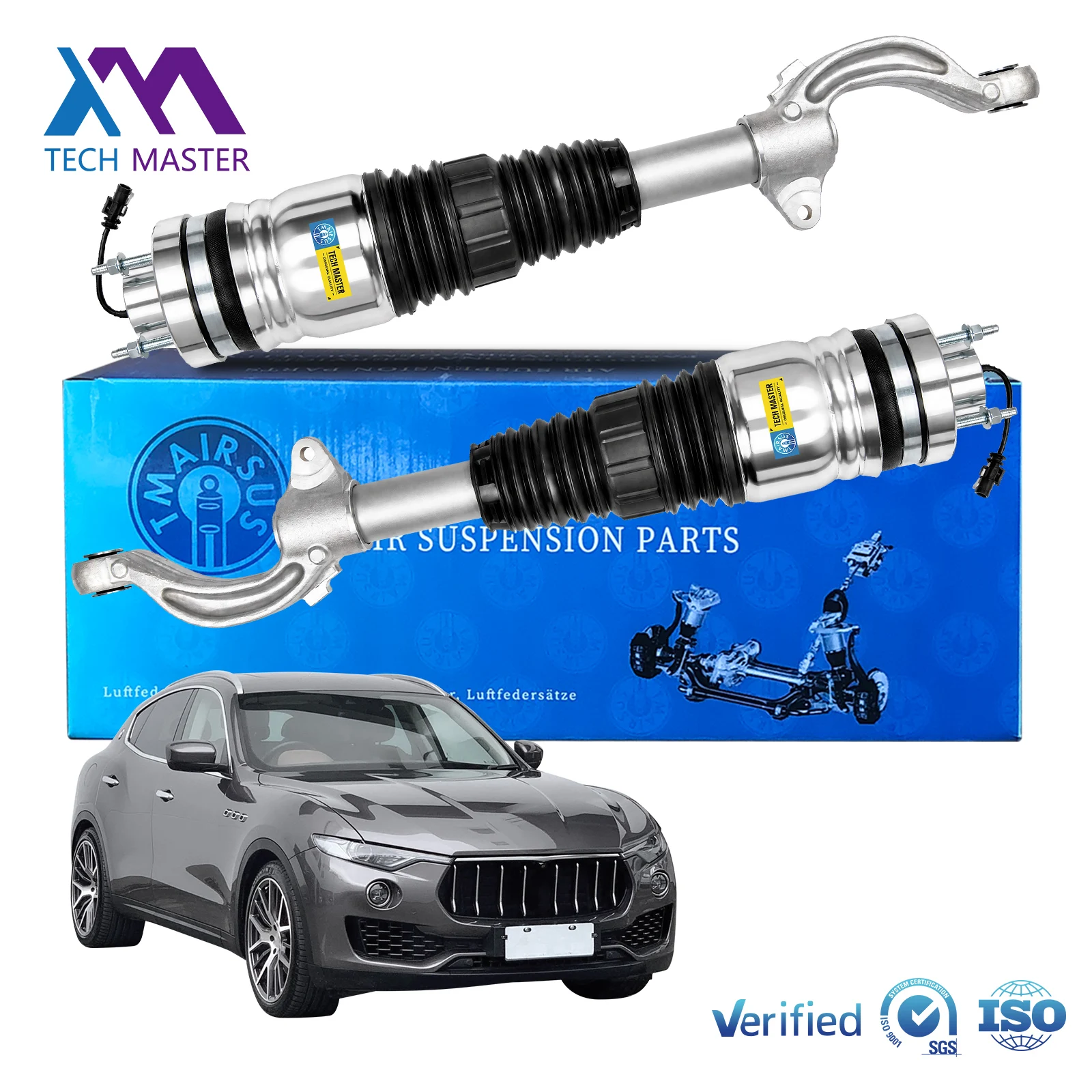 670100717 Front Left Air Suspension Shock Absorber For Maserati Levante Air Ride Strut Assembly Pneumatic Auto Spare Parts