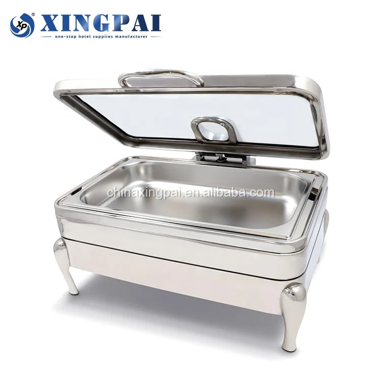 XINGPAI Hotel Supplies Buffet Chafing Dish Electric Induction Heaters 9L Arabic Chaffing Dish For Catering