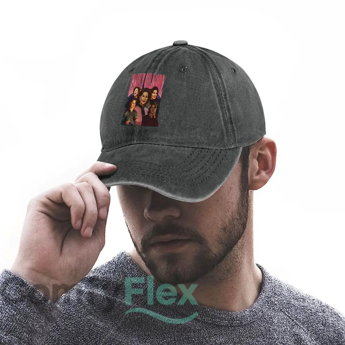 قبعة بيسبول مغسولة عصرية برسومات إميلي جيلمور للاستخدام الخارجي للنساء للجنسين قبعة أبي للشاطئ هيب هوب