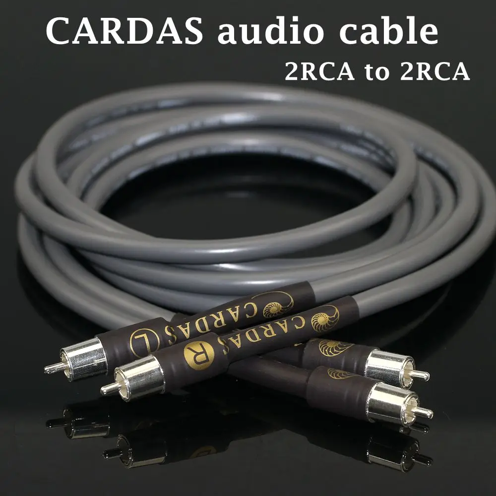 Hi-fi CARDAS TWINLNK IIC Oxygen-free Copper Audio Cable Double Lotus 2RCA to 2RCA Audio cable Signal Cable