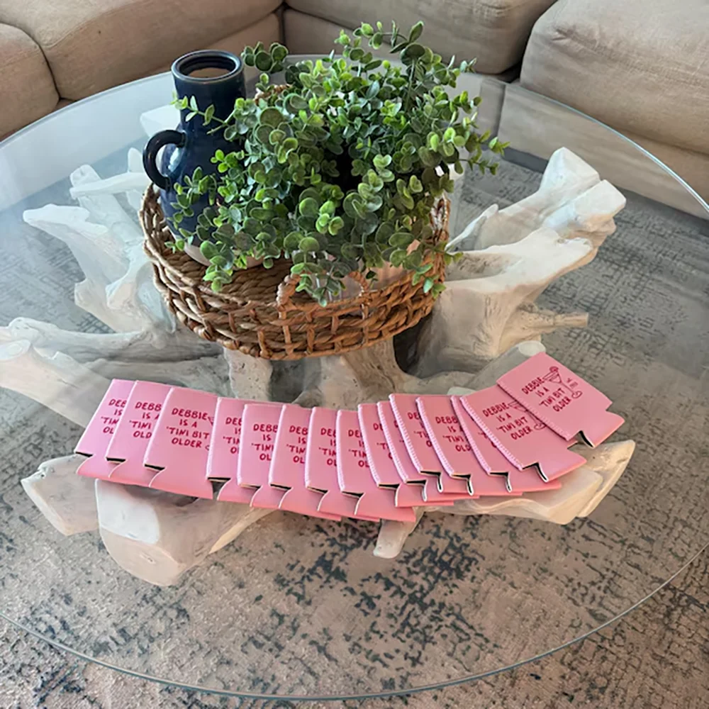 مخصص 4 قطعة فقط بت صغير قديم يمكن المبردات مارتينيس حفلة عيد ميلاد الجدول اكسسوارات المشروبات مقبلات 21st 30th هدية عيد ميلاد #4