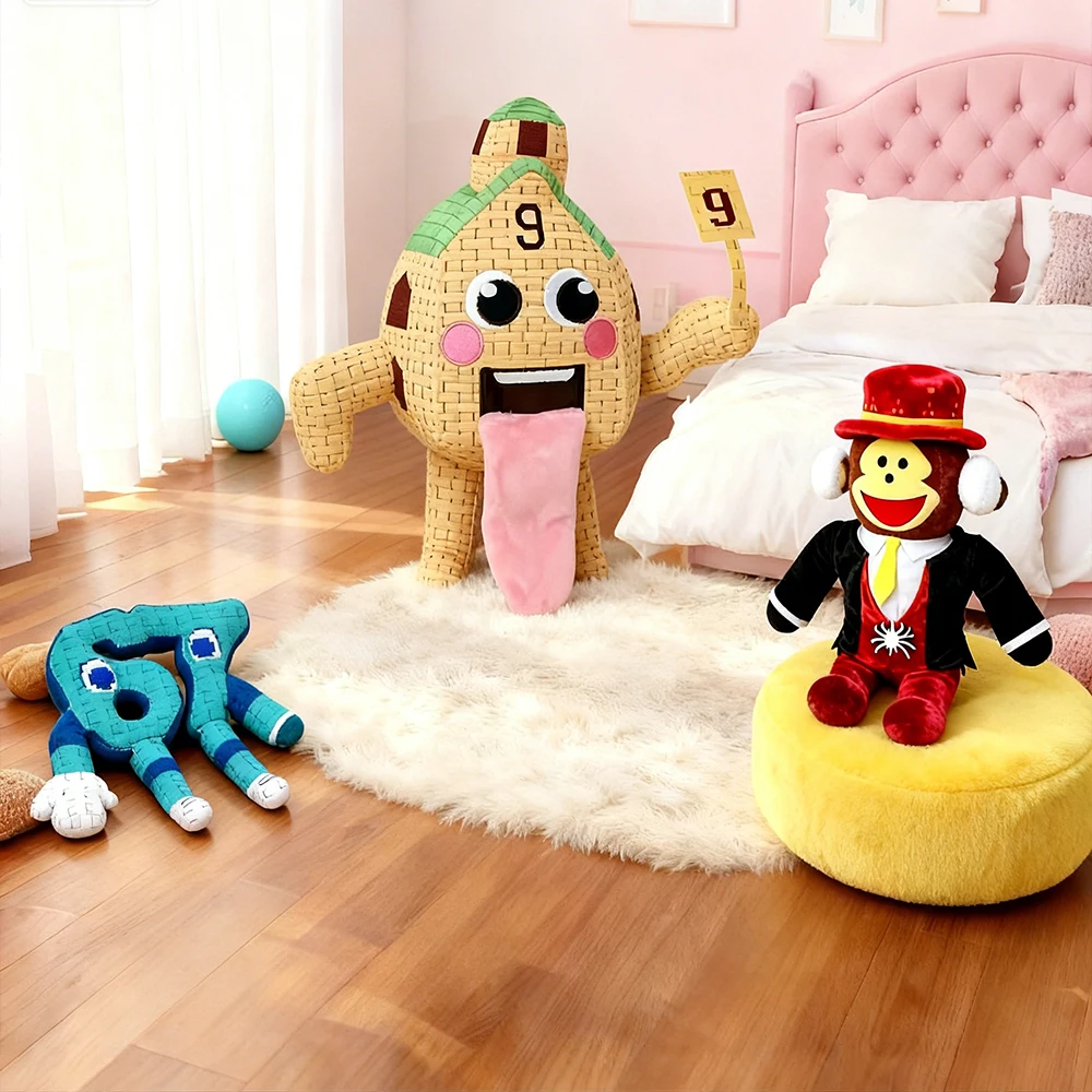 2026 جديد ستيل أ براينروت أزرق رقم. 67 لعبة قطيفة لدمى البيت اللطيفة المحيطة باللون الأزرق رقم. 67 لعبة لهدايا عيد الميلاد للأطفال #1