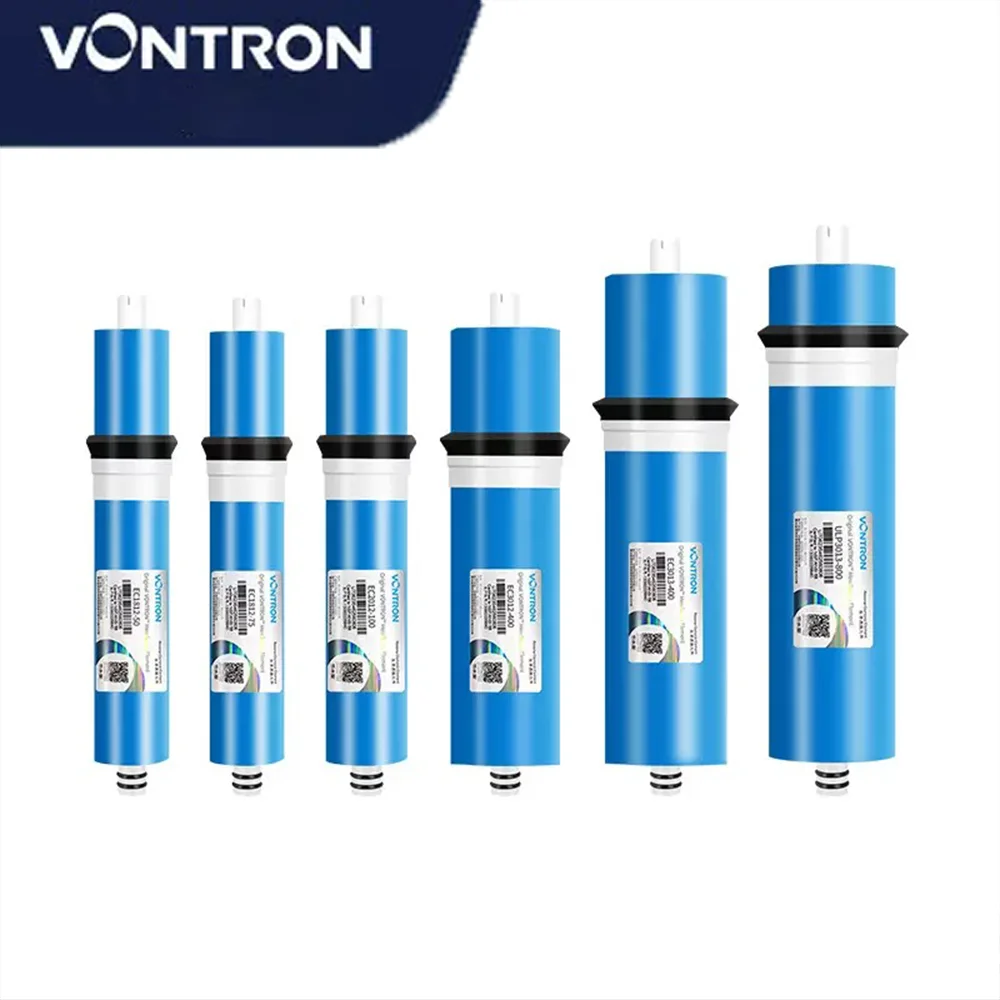 Vontron Brand Genuine 75/100/200/300 GPD Universal RO Membrane Water Purifier for Household Replacement Filter Element