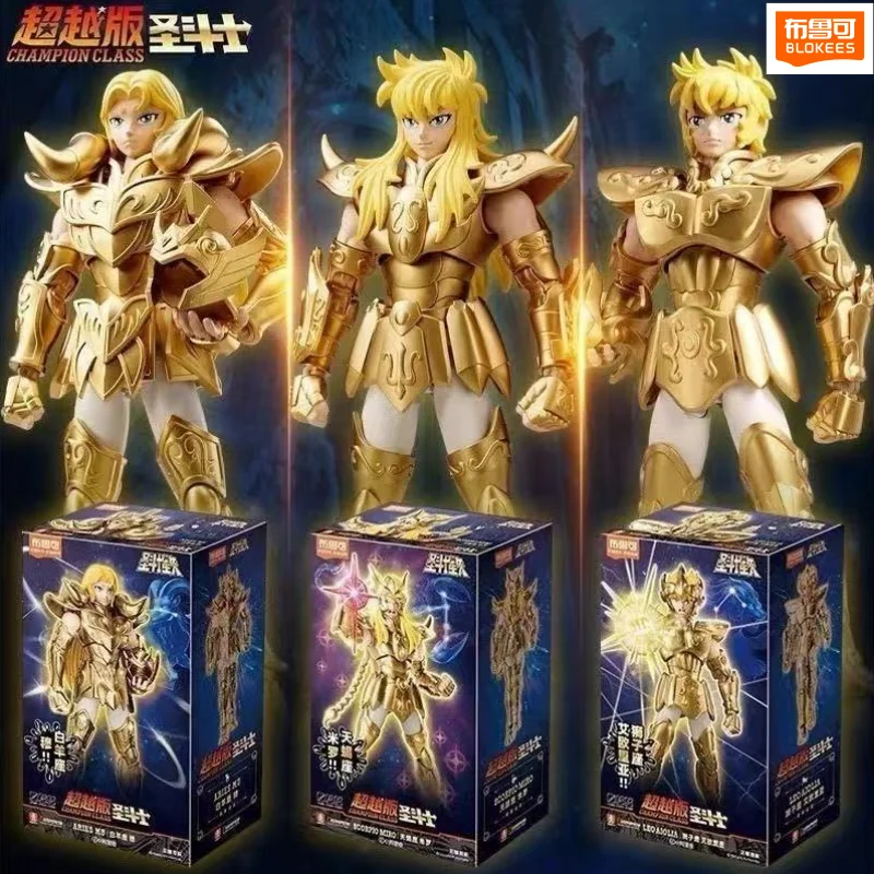 

Фигурка Blokees Saint Seiya Champion Class Aries Mu, аниме-фигурка Масами Курумады, декоративная фигурка, подарок на Рождество для детей, в наличии